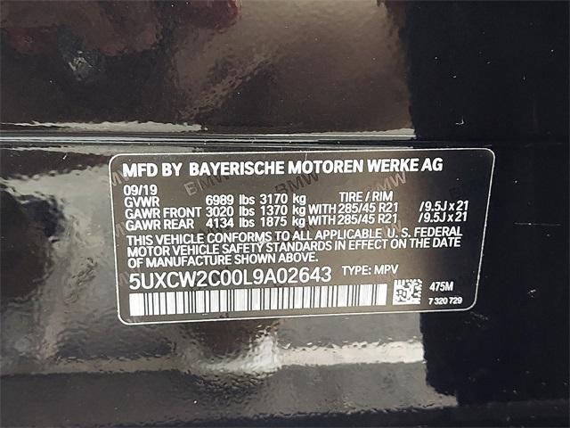 Photo of 2020 Black Sapphire Metallic BMW X7