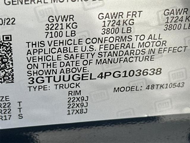 Photo of 2023 Pacific Blue Metallic GMC Sierra 1500