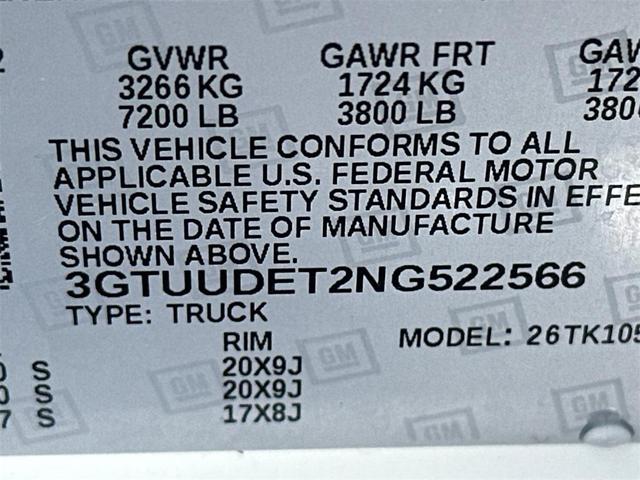 Photo of 2022 Summit White GMC Sierra 1500