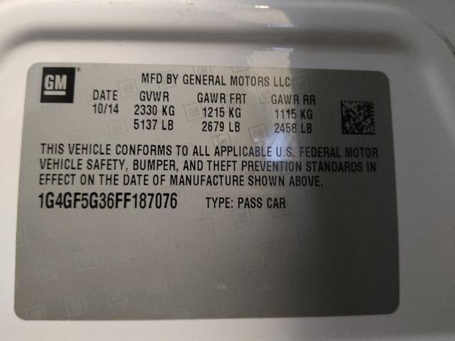 Photo of 2015 White Buick LaCrosse