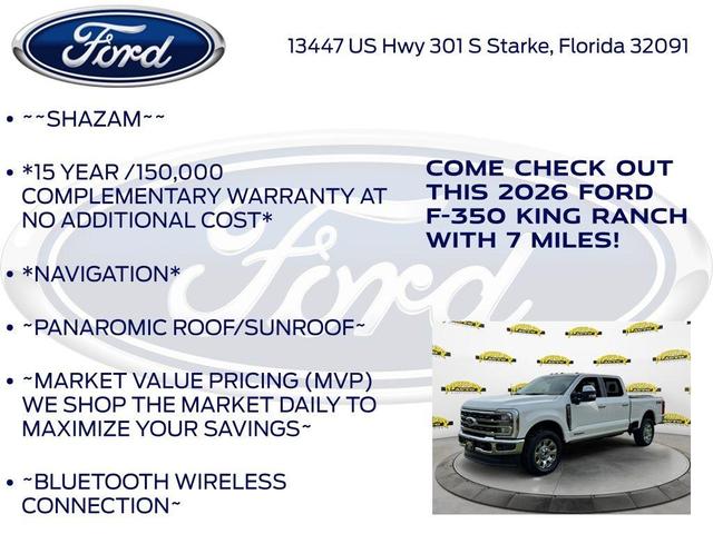 Photo of 2026 Star White Ford F-350
