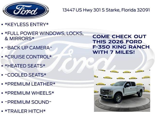 Photo of 2026 Star White Ford F-350