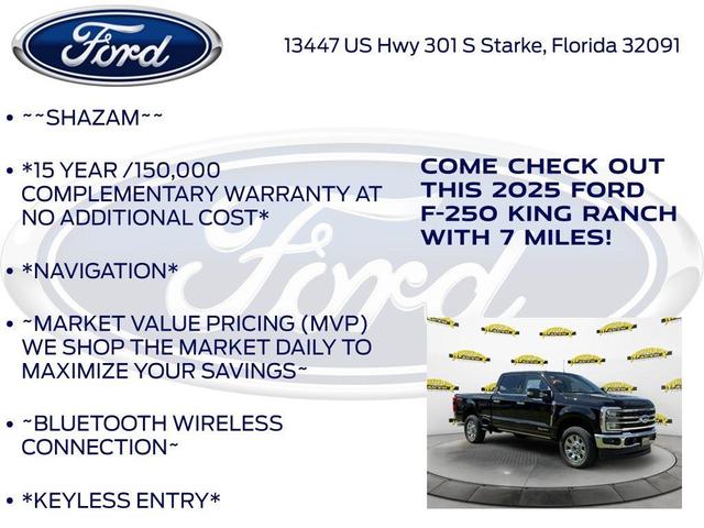 Photo of 2025 Agate Black Metallic Ford F-250