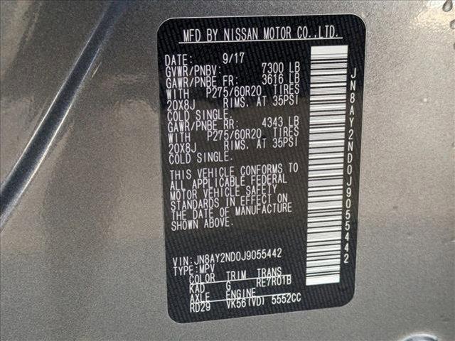 Photo of 2018 Gun Metallic Nissan Armada