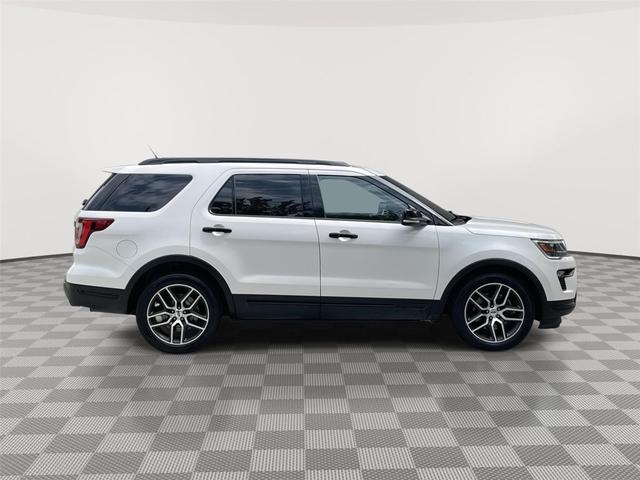 Photo of 2018 White Platinum Metallic Tri-Coat Ford Explorer