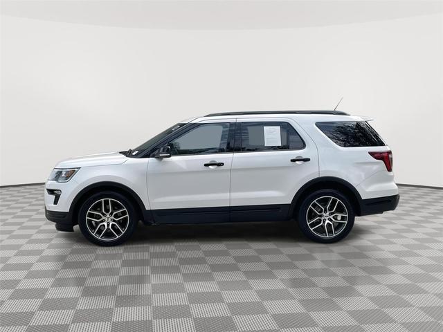 Photo of 2018 White Platinum Metallic Tri-Coat Ford Explorer