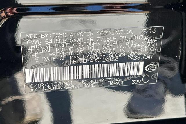 Photo of 2013 Black Lexus LS 460