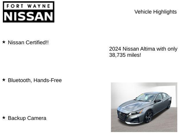 Photo of 2024 Gun Metallic Nissan Altima