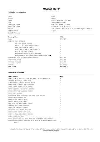Photo of 2025 Polymetal Gray Metallic Mazda CX-50 Hybrid