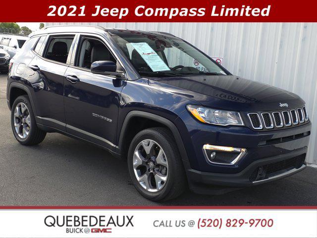 Photo of 2021 Jazz Blue Pearlcoat Jeep Compass
