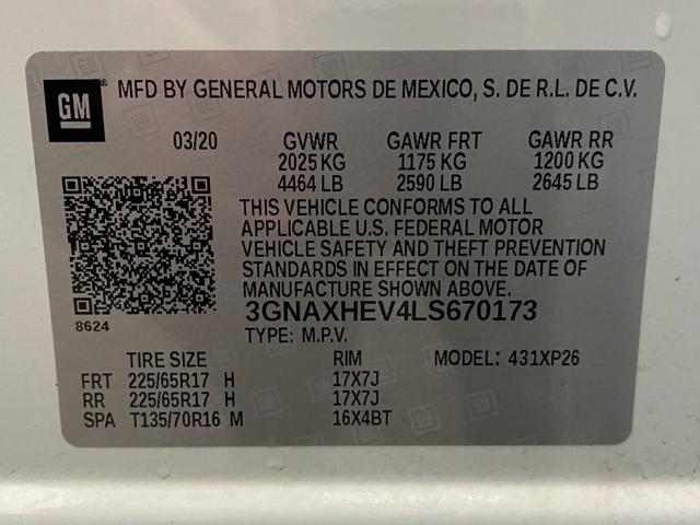 Photo of 2020 Summit White Chevrolet Equinox