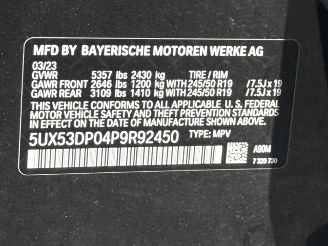 Photo of 2023 Dark Graphite Metallic BMW X3