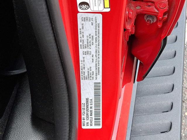 Photo of 2022 Flame Red Clearcoat RAM 1500