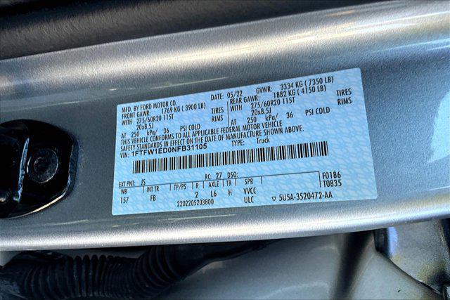 Photo of 2022 Iconic Silver Metallic Ford F-150