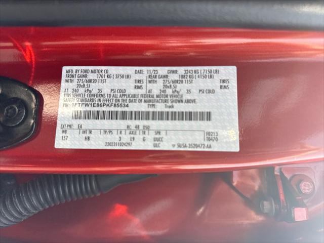 Photo of 2023 Hot Pepper Red Metallic Tinted Clearcoat Ford F-150