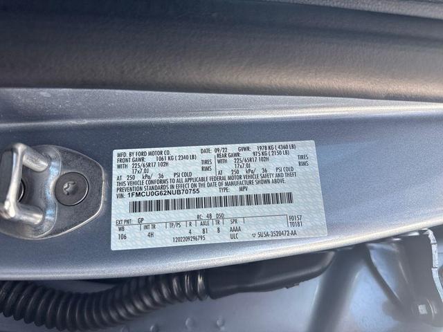Photo of 2022 Iced Blue Silver Metallic Ford Escape