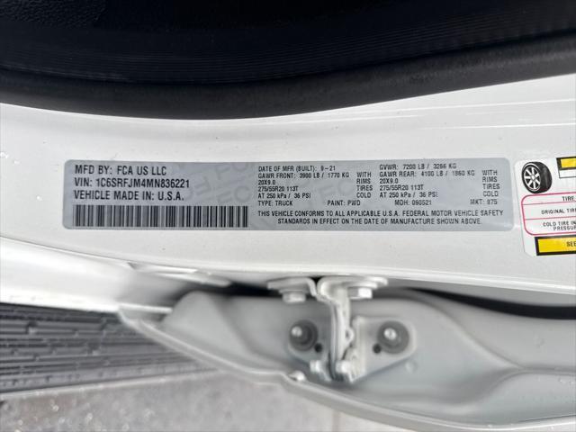 Photo of 2021 Ivory White Tri-Coat Pearlcoat RAM 1500