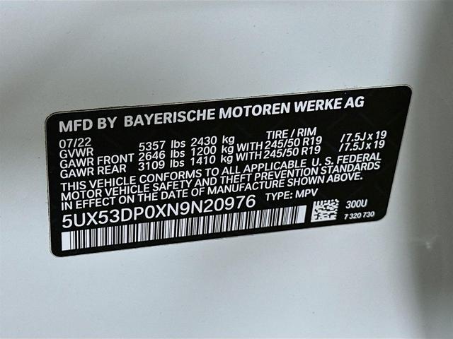 Photo of 2022 Alpine White BMW X3