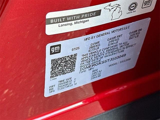 Photo of 2026 Radiant Red Tintcoat Chevrolet Traverse