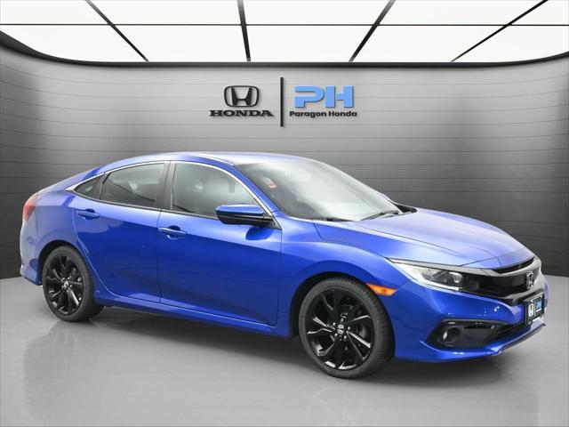 Photo of 2020 Aegean Blue Metallic Honda Civic