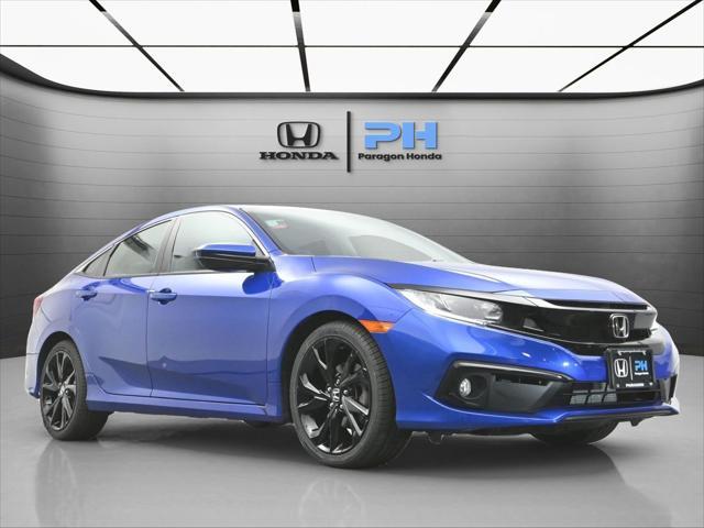 Photo of 2020 Aegean Blue Metallic Honda Civic