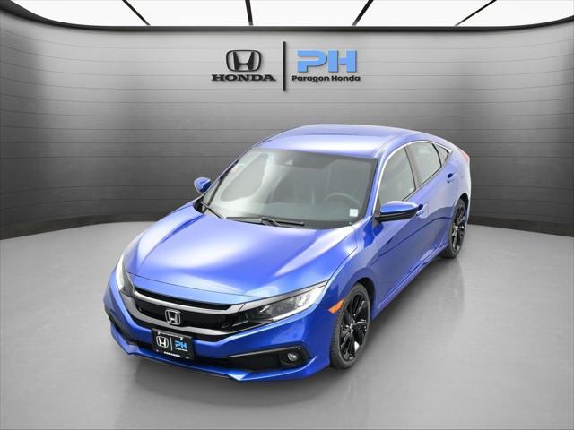 Photo of 2020 Aegean Blue Metallic Honda Civic