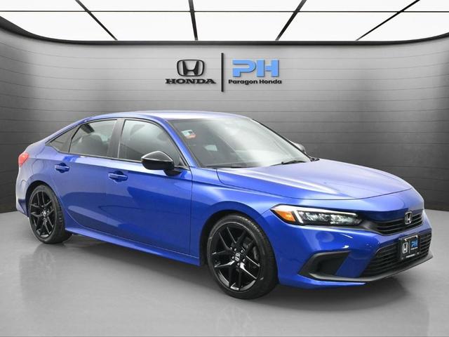 Photo of 2022 Aegean Blue Metallic Honda Civic