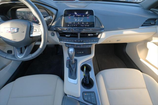 Photo of 2021 Crystal White Tricoat Cadillac CT4