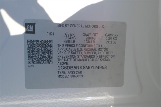 Photo of 2021 Crystal White Tricoat Cadillac CT4
