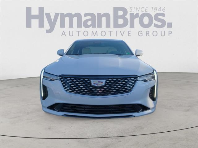 Photo of 2021 Crystal White Tricoat Cadillac CT4