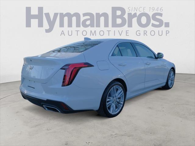 Photo of 2021 Crystal White Tricoat Cadillac CT4