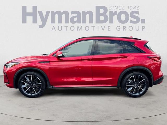 Photo of 2025 Dynamic Sunstone Red INFINITI QX50