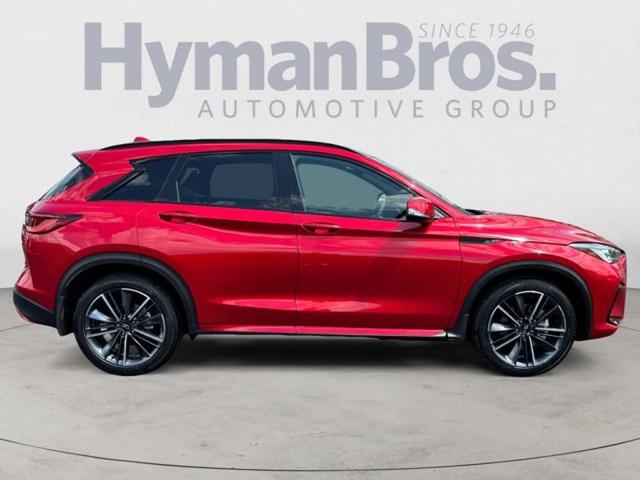 Photo of 2025 Dynamic Sunstone Red INFINITI QX50