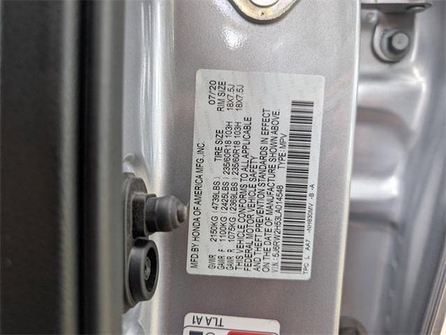 Photo of 2020 Lunar Silver Metallic Honda CR-V