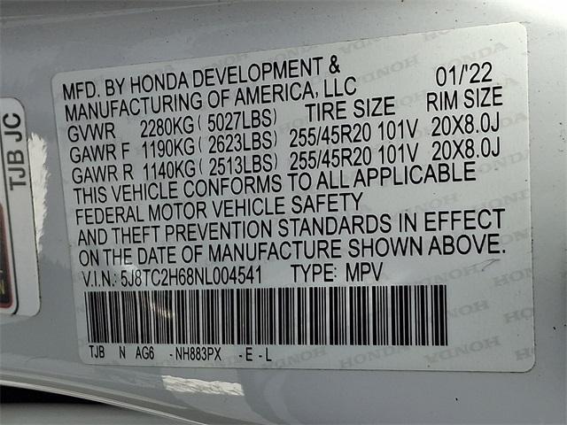 Photo of 2022 Performance Red Pearl Acura RDX