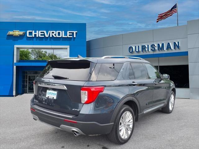 Photo of 2022 Stone Blue Metallic Ford Explorer