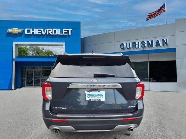 Photo of 2022 Stone Blue Metallic Ford Explorer