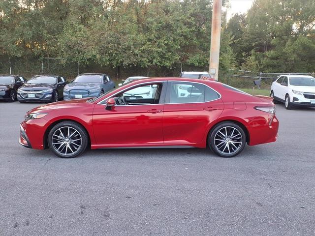 Photo of 2021 Supersonic Red Toyota Camry