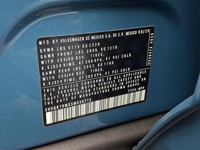 Photo of 2025 Monterey Blue Pearl Volkswagen Tiguan