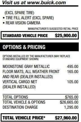 Photo of 2023 Moonstone Gray Metallic Buick Encore GX
