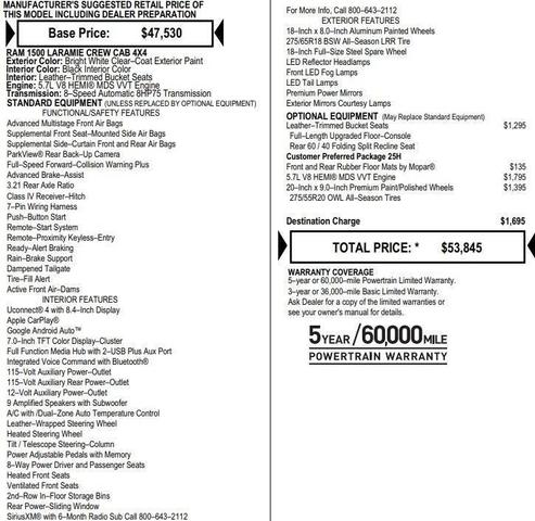 Photo of 2021 Bright White Clearcoat RAM 1500