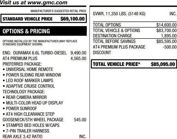 Photo of 2024 Summit White GMC Sierra 2500