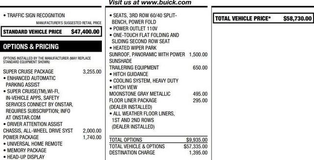 Photo of 2025 Moonstone Gray Metallic Buick Enclave