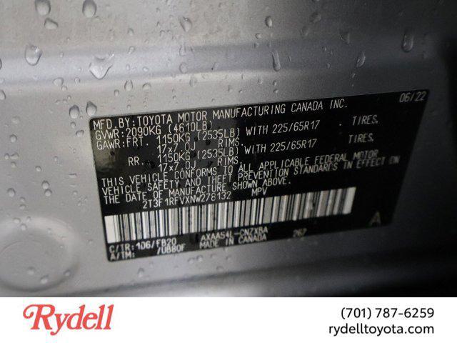 Photo of 2022 Celestial Silver Metallic Toyota RAV4