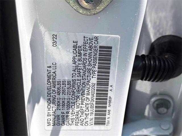 Photo of 2022 White Acura TLX