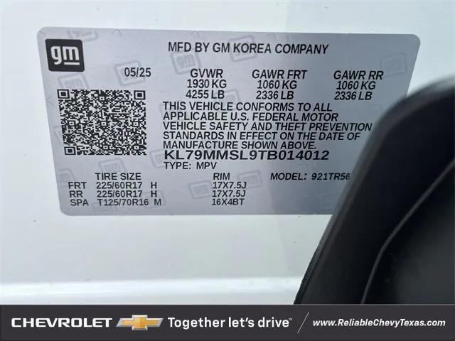 Photo of 2026 Summit White Chevrolet Trailblazer