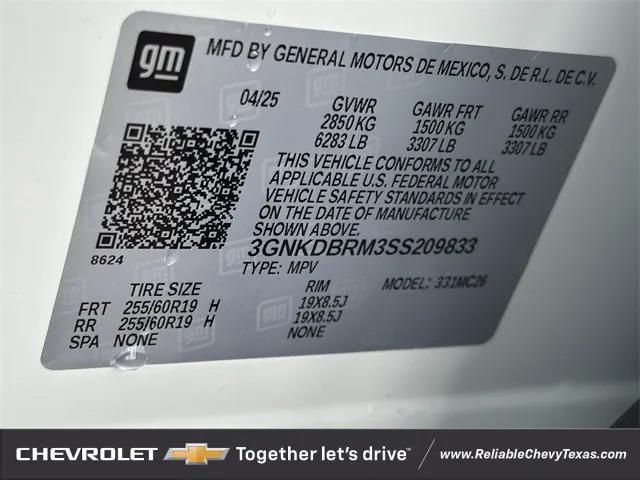 Photo of 2025 Summit White Chevrolet Blazer EV