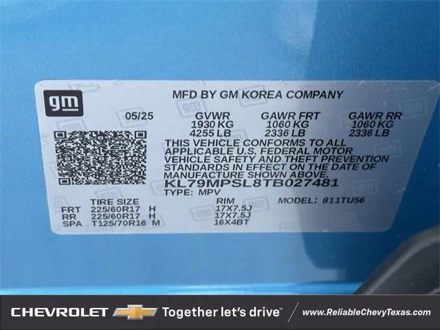 Photo of 2026 Marina Blue Metallic Chevrolet Trailblazer