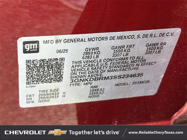 Photo of 2025 Radiant Red Tintcoat Chevrolet Blazer EV