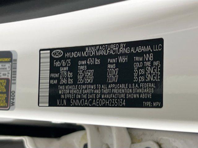 Photo of 2023 Serenity White Pearl Hyundai TUCSON